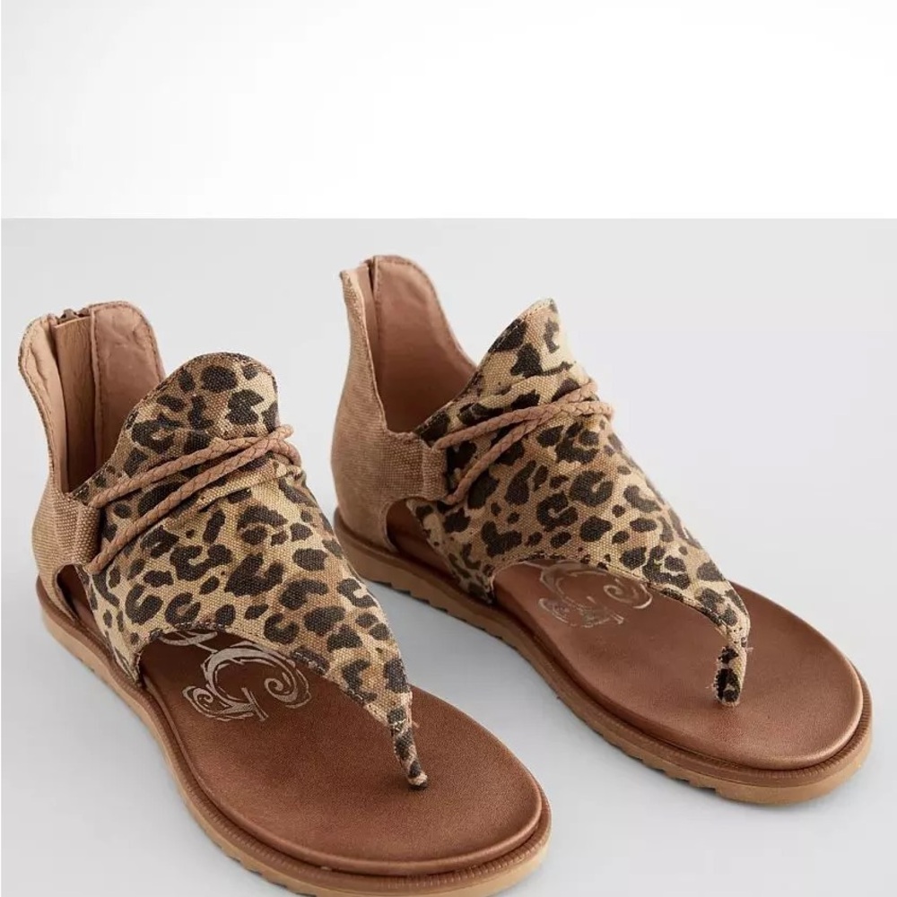 Leopard Print Women's Sandals